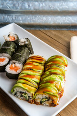 Eel Avacado Dragon Roll