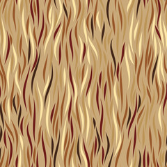 Abstract nature print. Brown colors seamless pattern