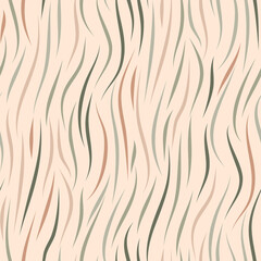 Abstract nature print. Pastel colors seamless pattern