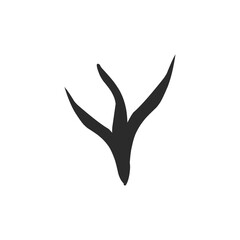 Obraz premium silhouette contour plants seaweed algae aquatic water plant, grass for aquarium. isolated vector hand drawn illustration in doodle style.