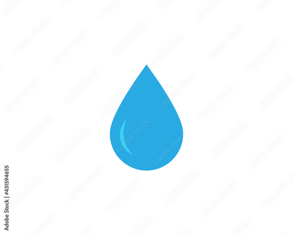 Poster water drop icon. isolated splash and water drop icon line style. premium quality vector symbol drawi