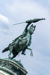 Naklejka premium Reiter-Statue