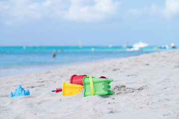 Beach buckets and spades