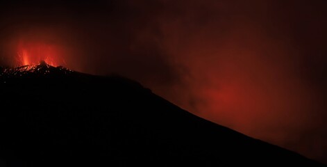 Stromboli en éruption