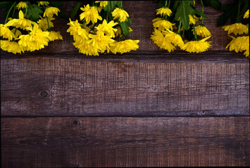 Hintergrund , Hintergrund mit gelbe Blumen 