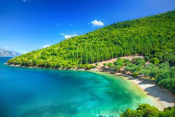 Coast of Kefalonia island