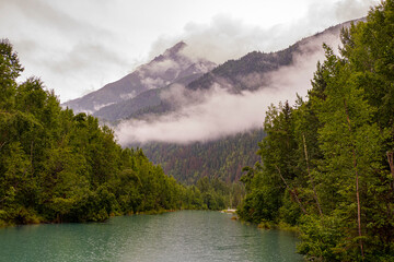 lake in the mountains