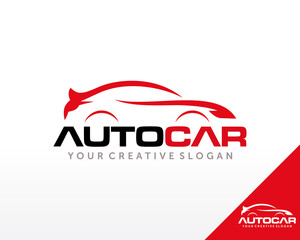 Sport Car Logo. Automotive, Car Showroom, Car Dealer Logo Design Vector