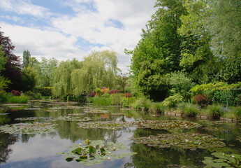 Fototapeta na wymiar Monet's garden France, Europe
