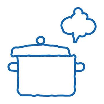recommend clip art: cooking odor doodle icon hand drawn illustration
