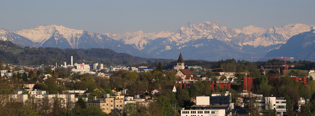 Wetzikon in spring.