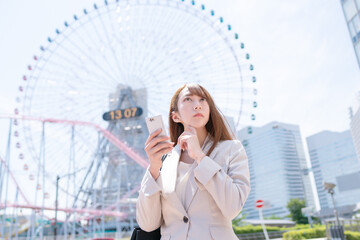 ビジネスウーマン　横浜