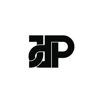 jdp letter original monogram logo design