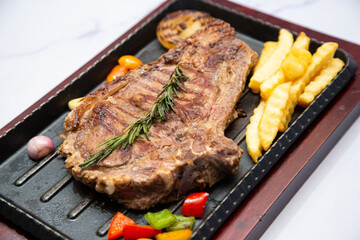 Grilled Tomahawk Steak on dinner weekend