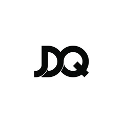 jdq letter original monogram logo design