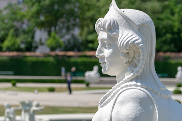 Fototapeta premium Statue in Belvedere, Wien
