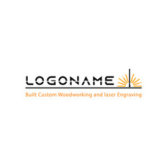 Illustration Vector graphic of laser logo design 