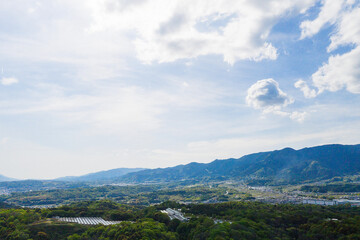 Naklejka premium 五條市の景色