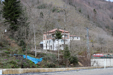 house in the mountains