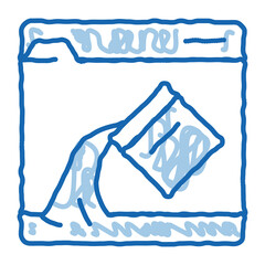 web site page color drawing doodle icon hand drawn illustration