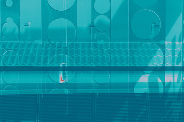 abstract turquoise, celadon and aquamarine colors background for design