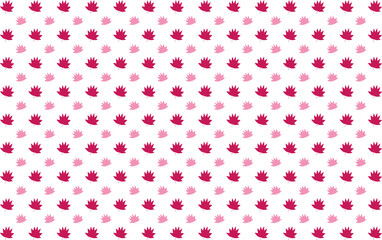 背景素材　シンプルで可愛いモミジのパターン柄　赤