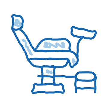 blue sketch dentist chair clip art preview