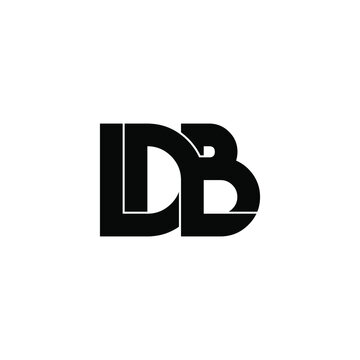 ldb letter original monogram logo design