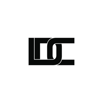ldc letter original monogram logo design