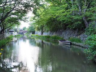 Fototapeta na wymiar 滋賀県八幡彫りの風景