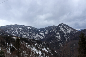 snow covered mountain