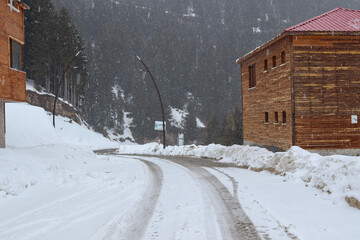 winter in the village
