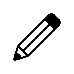 Pencil Vector Solid Icon. Beauty and SPA symbol EPS 10 FIle