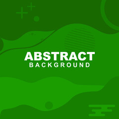 Fototapeta na wymiar Illustration vector of abstract background in green color. Good to use for banner, social media template, poster and flyer template, etc