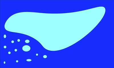 Illustration image of light blue and dark blue color combination.