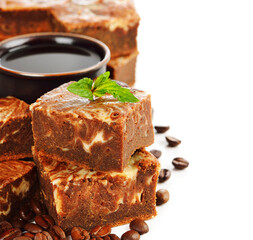 Chocolate cake brownies