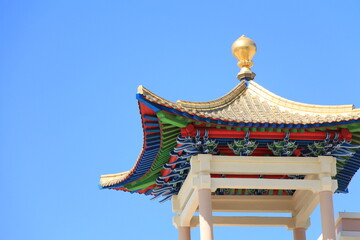 Mongolian temple roof