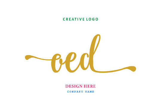 OED lettering logo is simple, easy to understand and authoritative