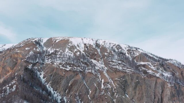 Mountains from aerial view. Landscape. Nature. Travel.