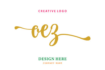 OEZ lettering logo is simple, easy to understand and authoritative