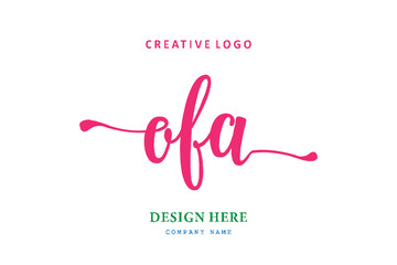 OFA lettering logo is simple, easy to understand and authoritative