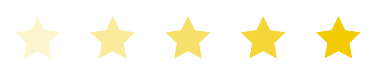 Conjunto de estrellas, estilo opacidad ascendente