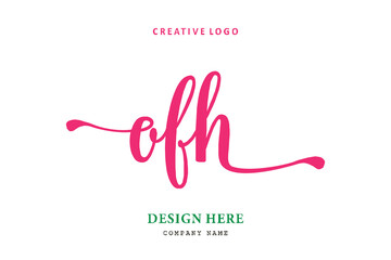 OFH lettering logo is simple, easy to understand and authoritative