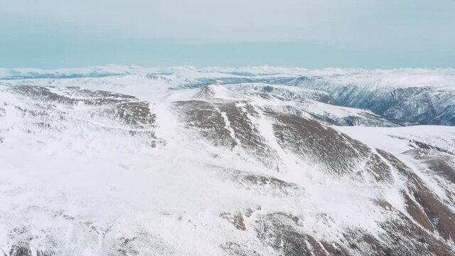 Mountains from aerial view. Landscape. Nature. Travel.