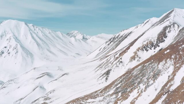 Mountains from aerial view. Landscape. Nature. Travel.