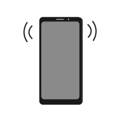 vector image of android phone ringing icon