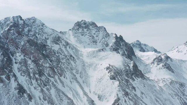 Mountains from aerial view. Landscape. Nature. Travel.