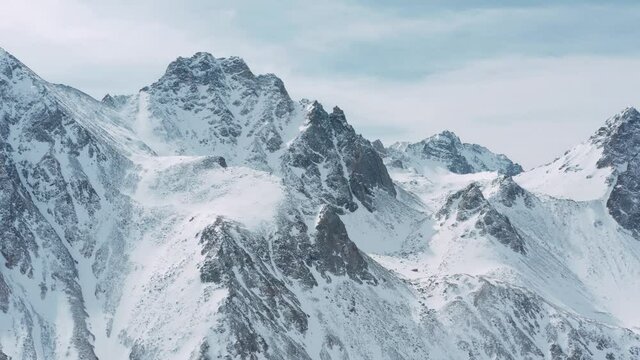 Mountains from aerial view. Landscape. Nature. Travel.
