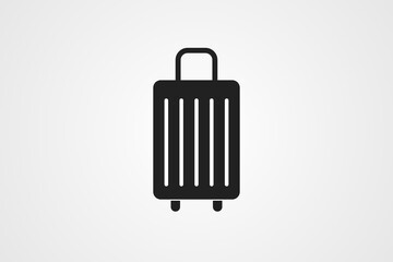 Baggage, luggage line icon, outline vector 