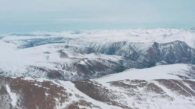 Mountains from aerial view. Landscape. Nature. Travel.